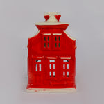 Load image into Gallery viewer, Red Large House Candle Holder
