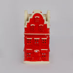 Load image into Gallery viewer, Red Town House Candle Holder
