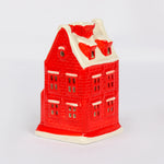 Load image into Gallery viewer, Red House Candle Holder
