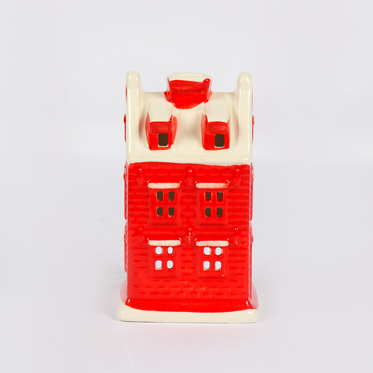 Red House Candle Holder