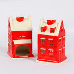 Load image into Gallery viewer, Red House Candle Holder
