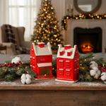 Load image into Gallery viewer, Red House Candle Holder
