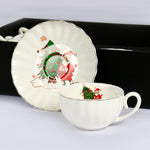 Load image into Gallery viewer, Santa Cup &amp; Saucer Set
