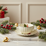Load image into Gallery viewer, Santa Cup &amp; Saucer Set
