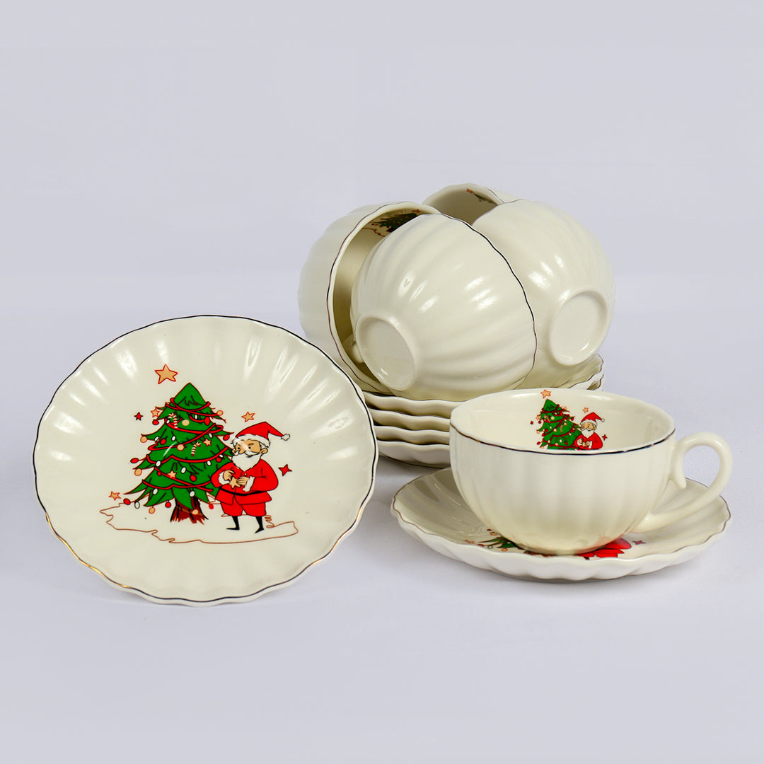 Santa Cup & Saucer Set