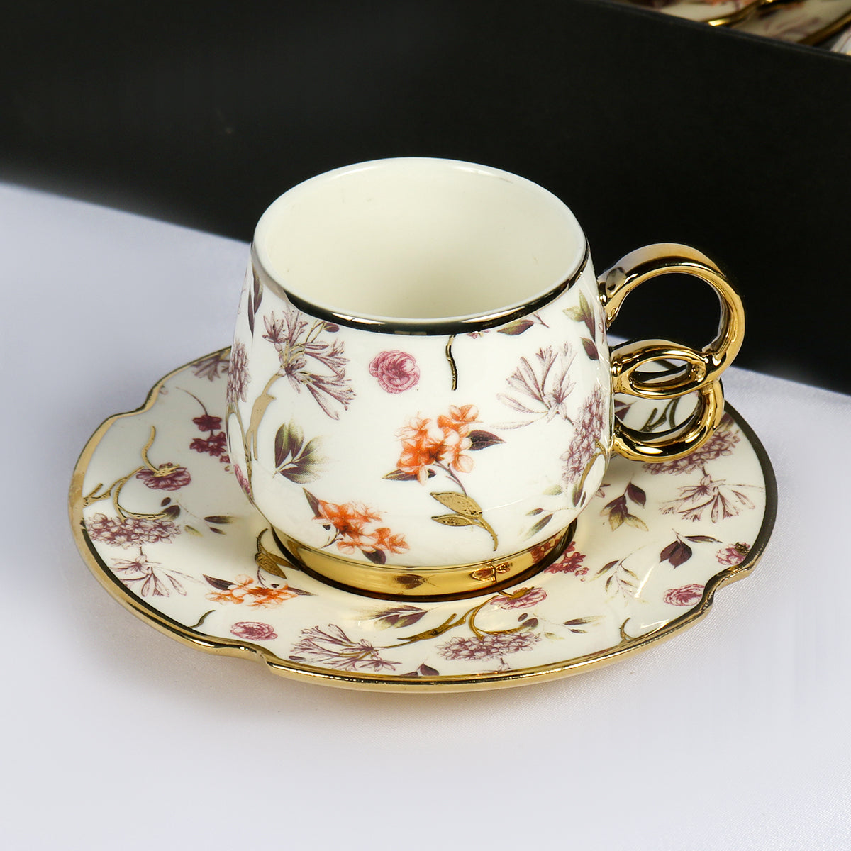 Dainty Floral Cup & Saucer Set