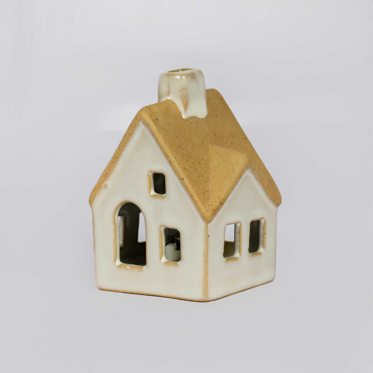 Small Beige LED House