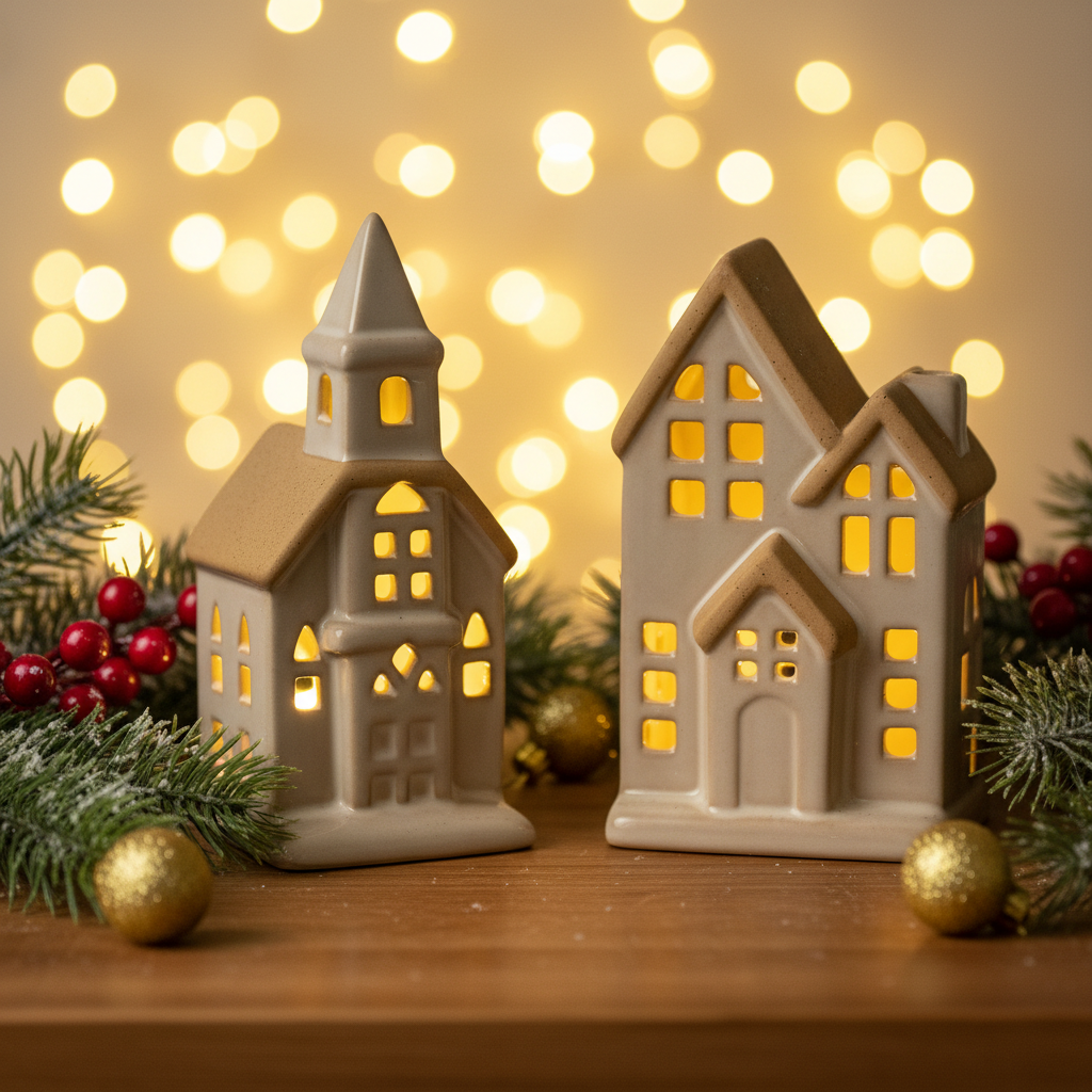 Beige LED Houses