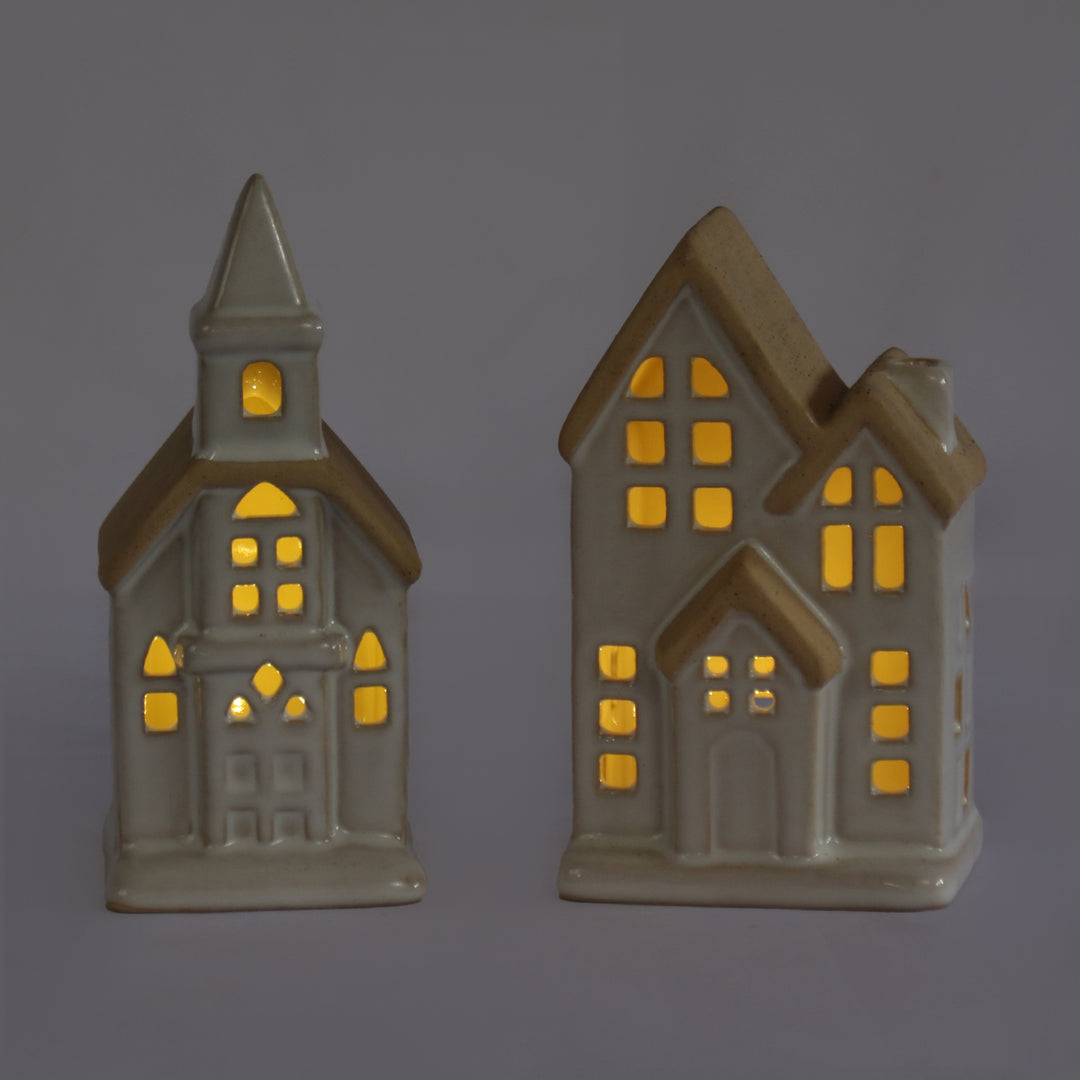 Beige LED Houses