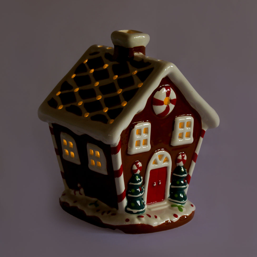 LED Gingerbread House