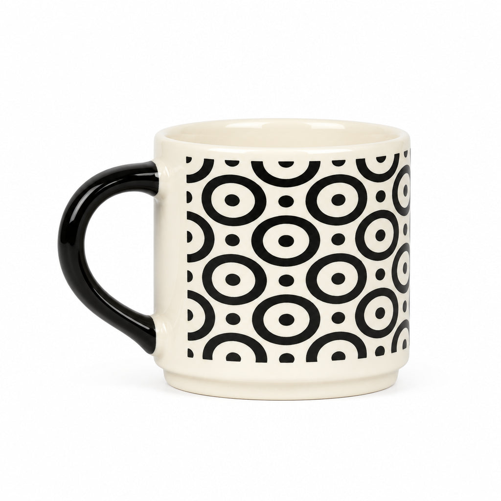 Patterned Mug (Black & White)