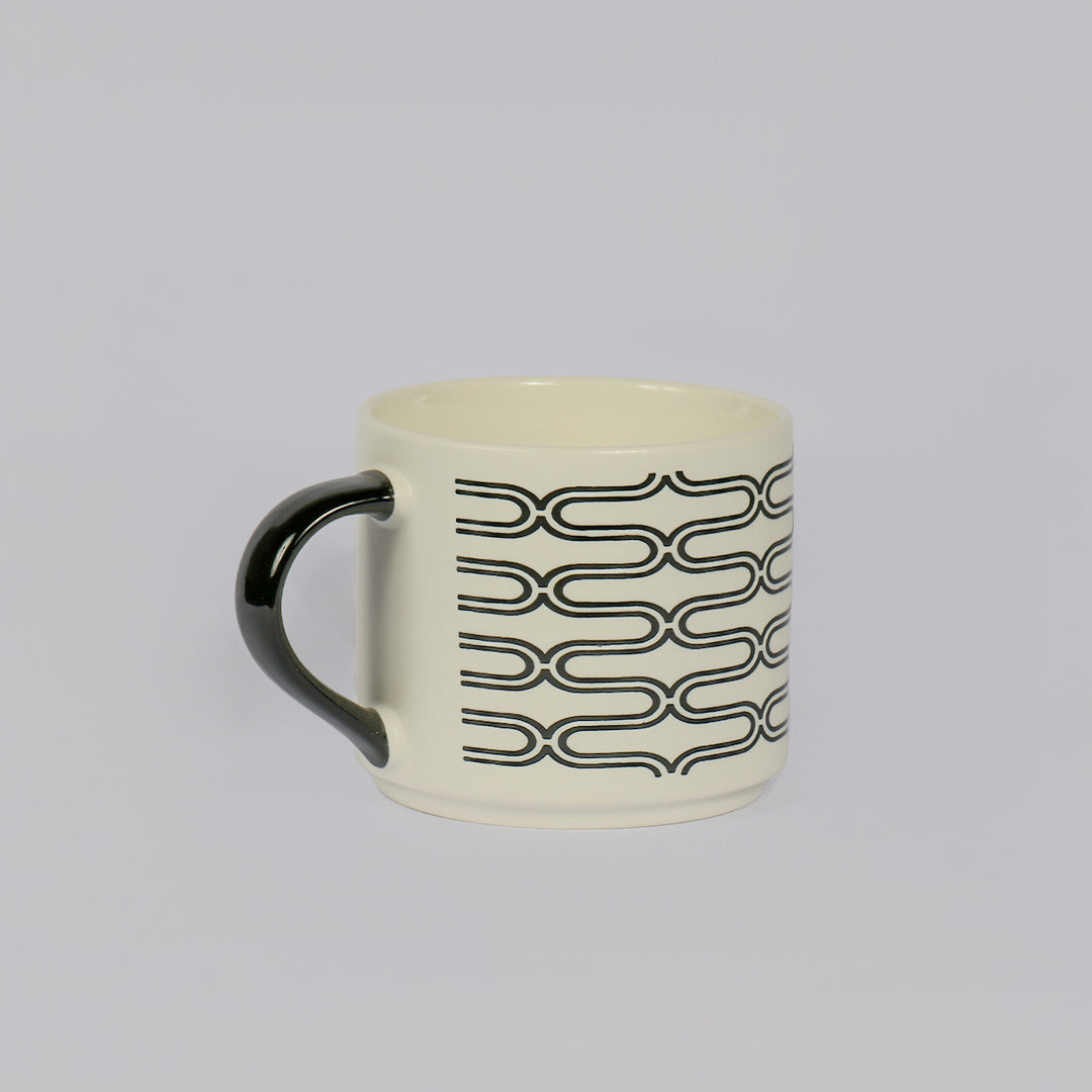 Patterned Mug (Black & White)