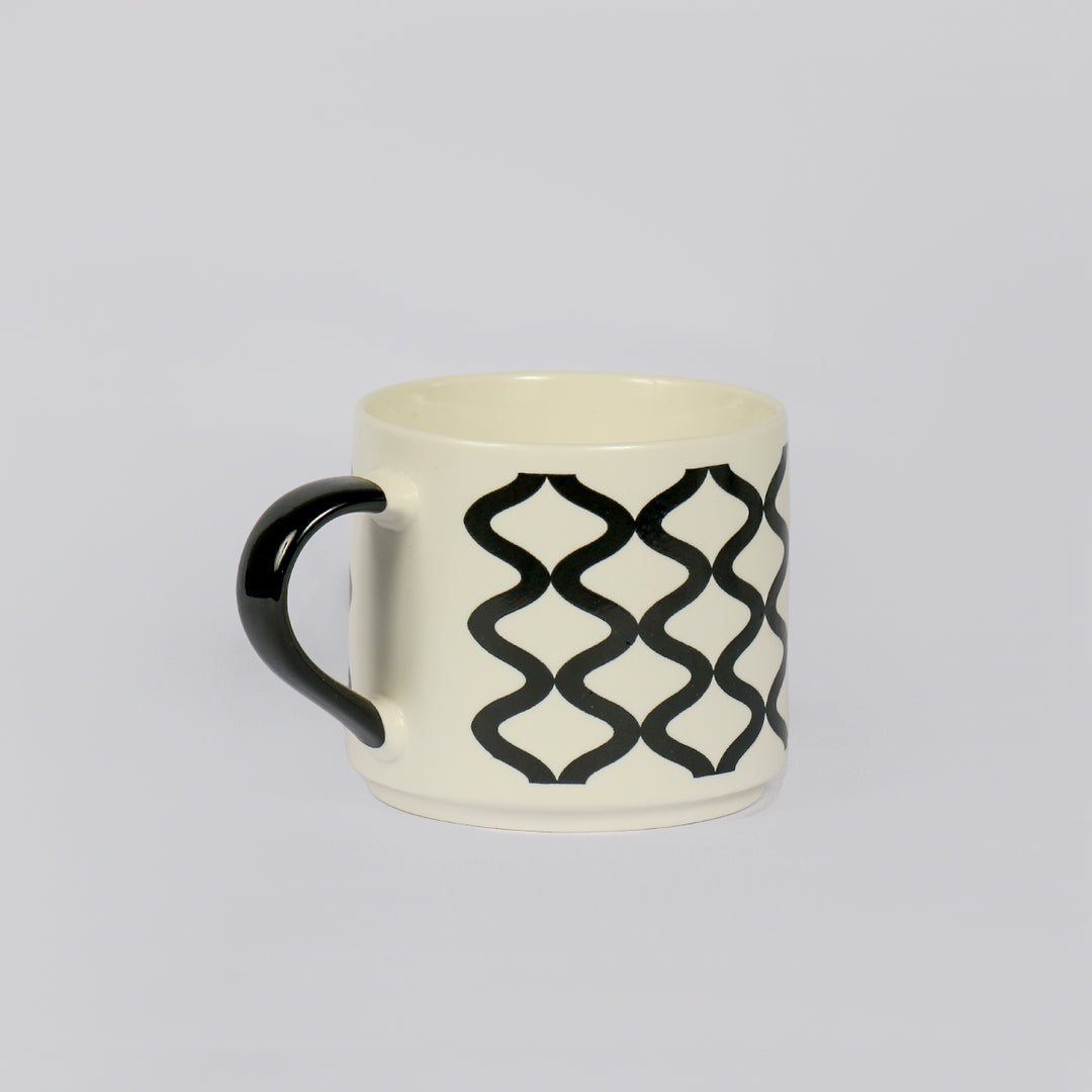Patterned Mug (Black & White)