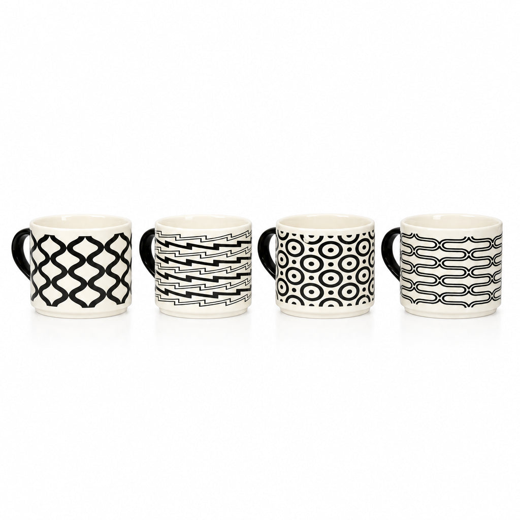 Patterned Mug (Black & White)