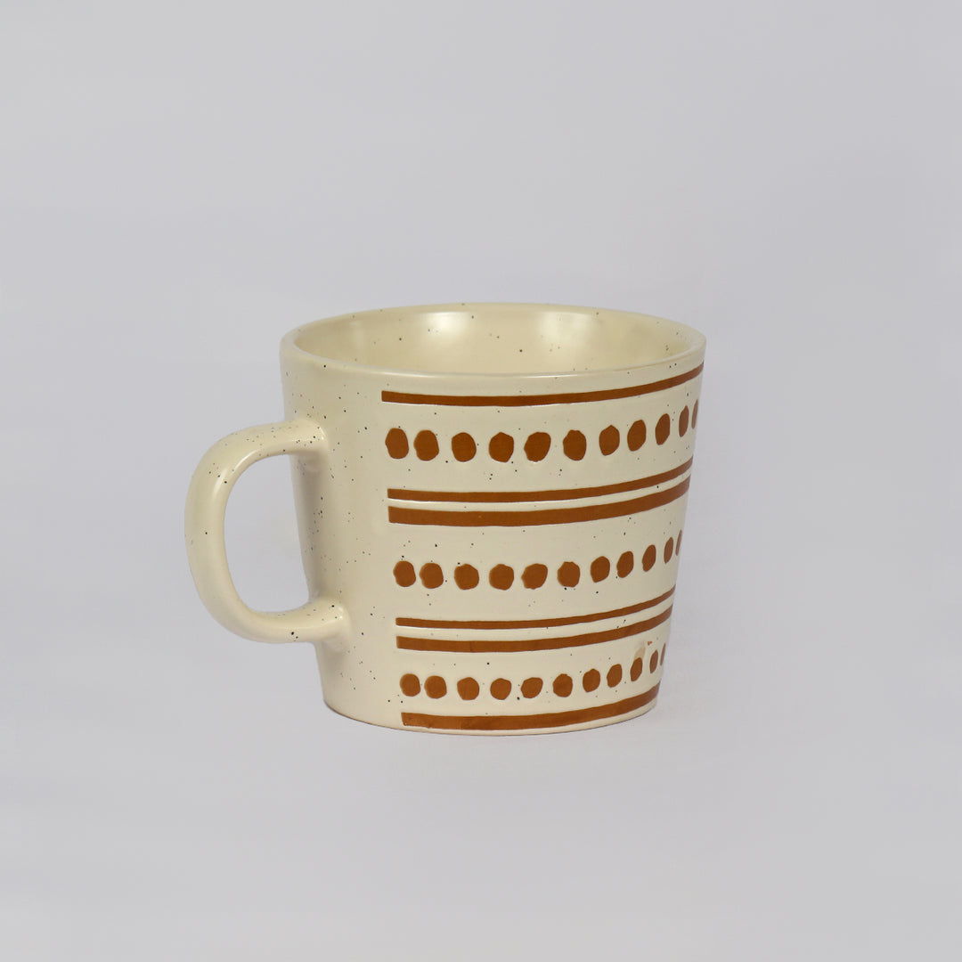 Patterned Mug (Brown)