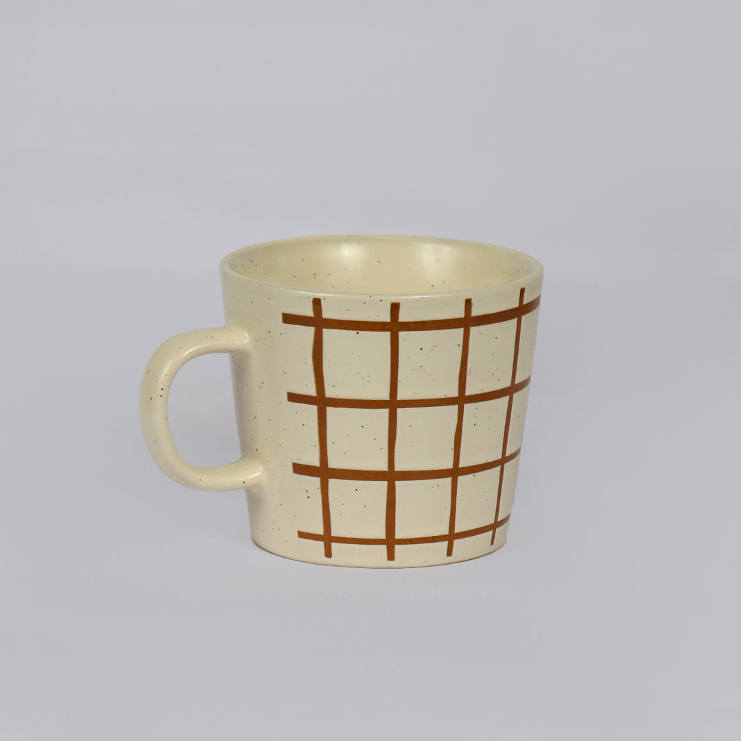 Patterned Mug (Brown)