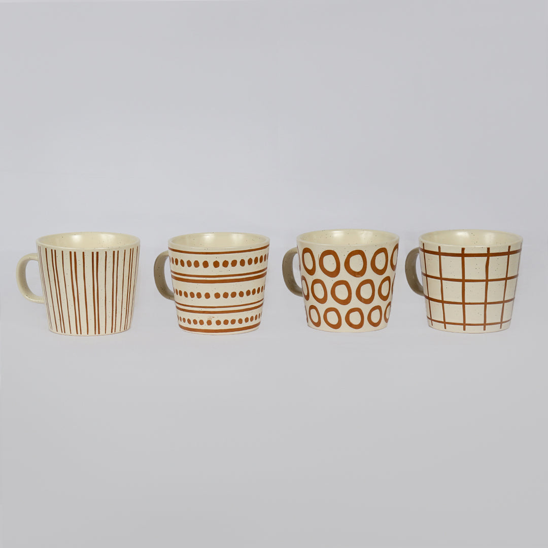 Patterned Mug (Brown)