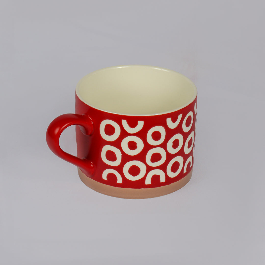 Patterned Mug (Red)