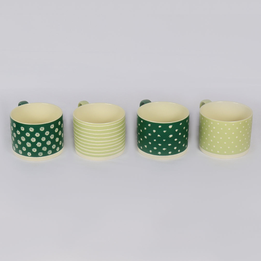 Patterned Mug (Green)