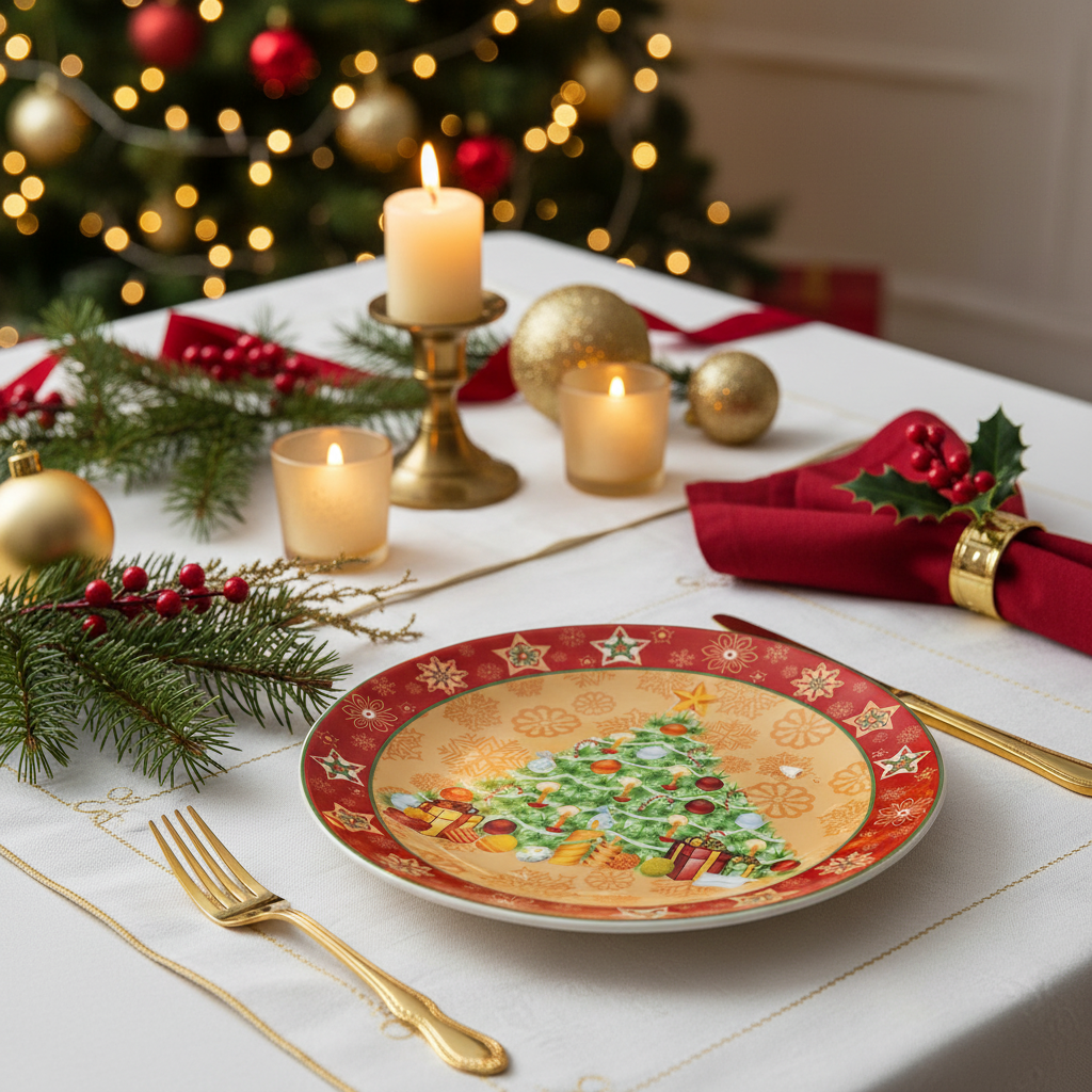 Round Tree Plate