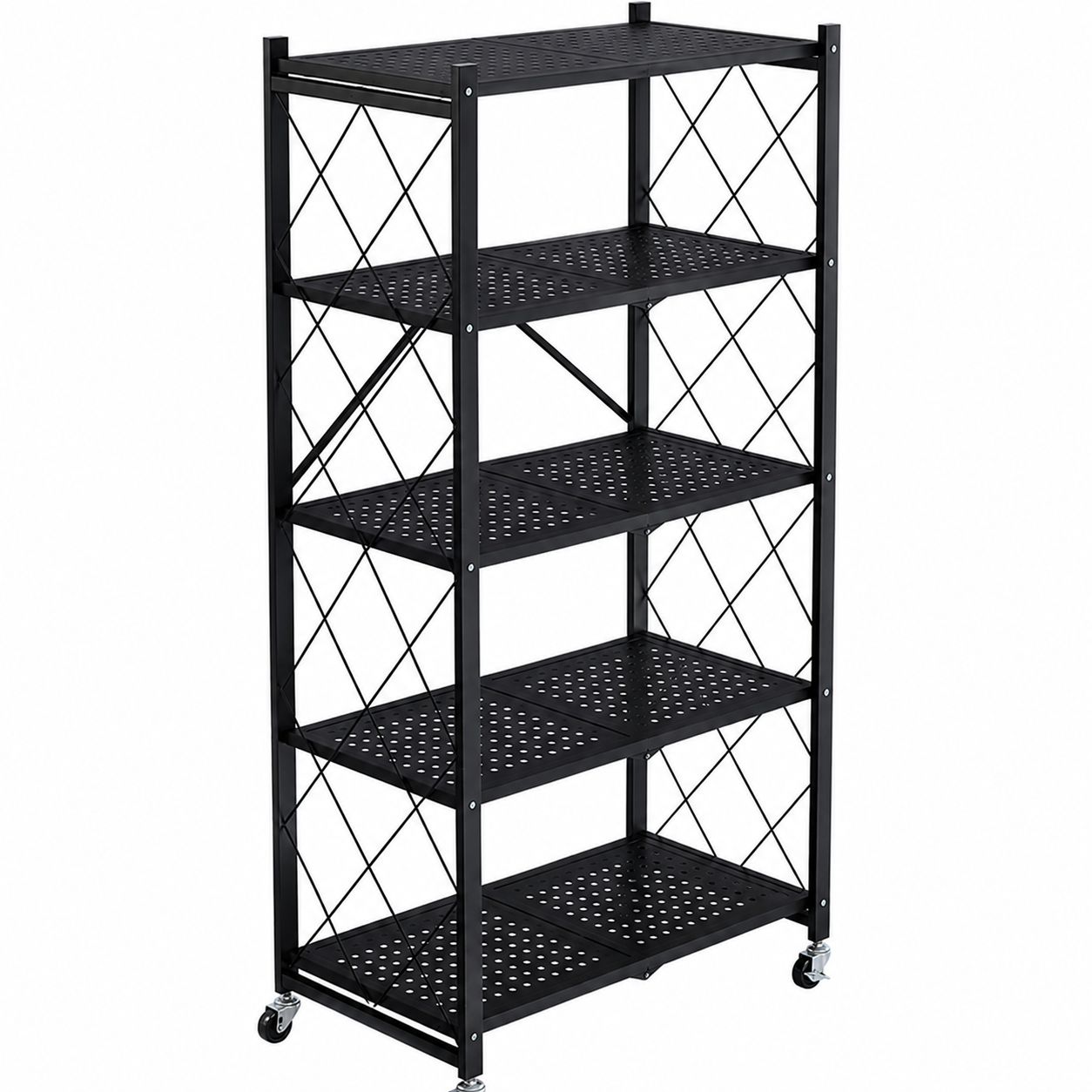 Tiered Foldable Shelf Rack