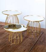 Load image into Gallery viewer, Gold Mirrored Cake Stands

