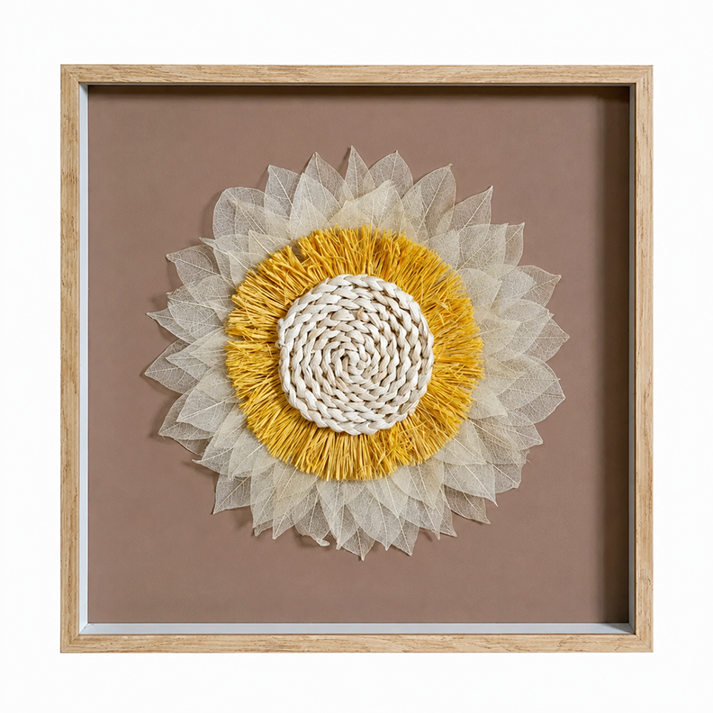 Golden Sunburst Wall Art