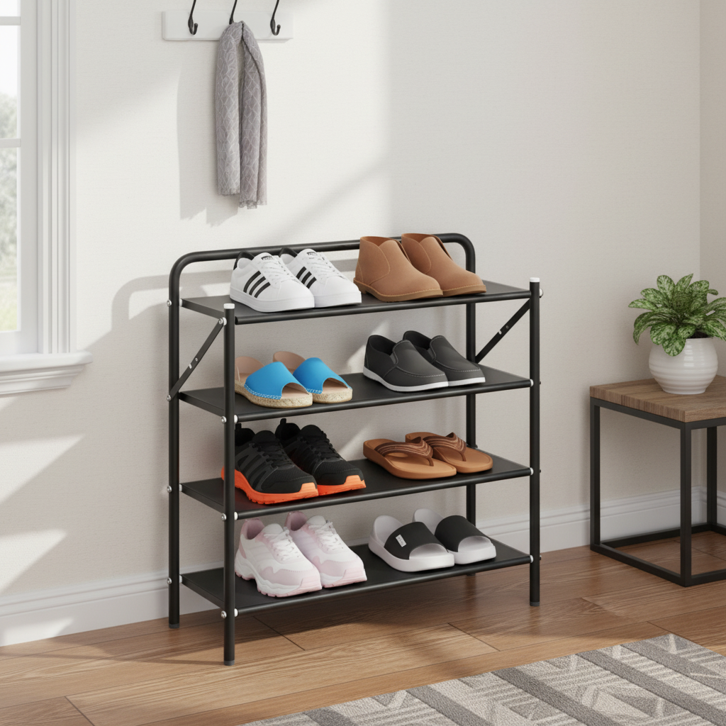 4 layer shoe rack Long (70cm x 23cm x 68cm)