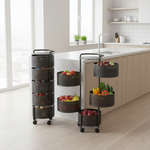 Load image into Gallery viewer, 5 Layer Round Vegetable Rack
