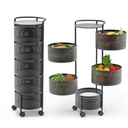 Five-Tier Round Rolling Vegetable Rack