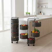 Five-Tier Round Rolling Vegetable Rack