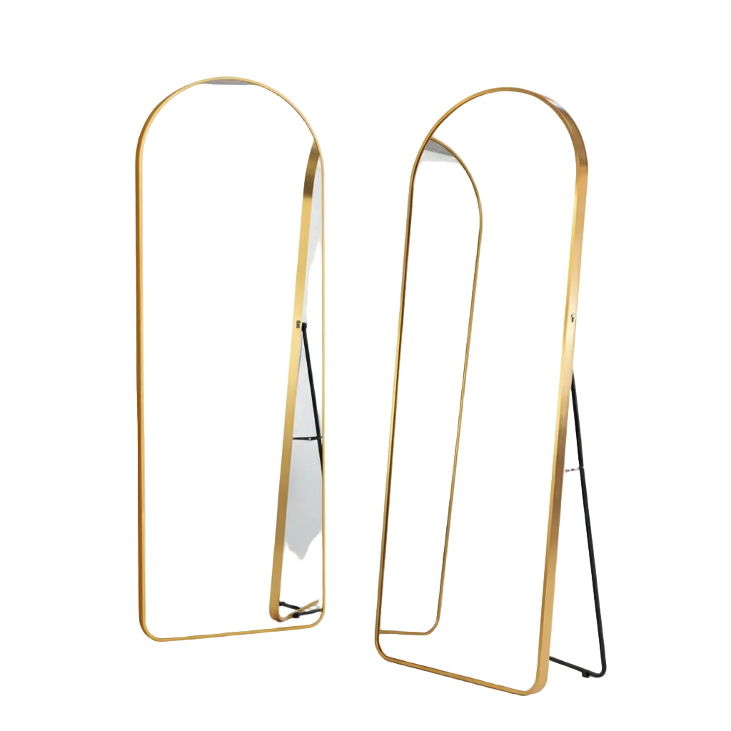Gold Arch Full-Length Mirror