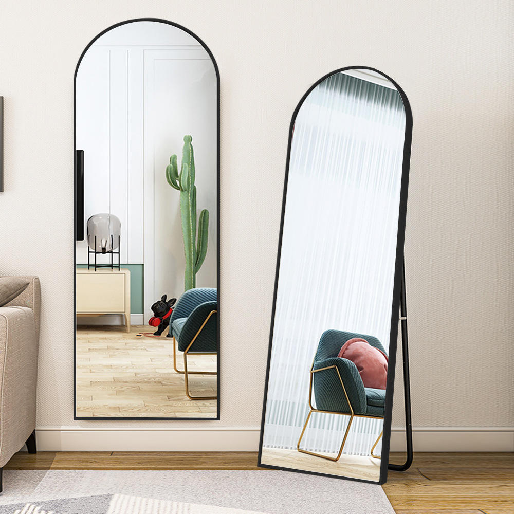 Black Arch Full-Length Mirror
