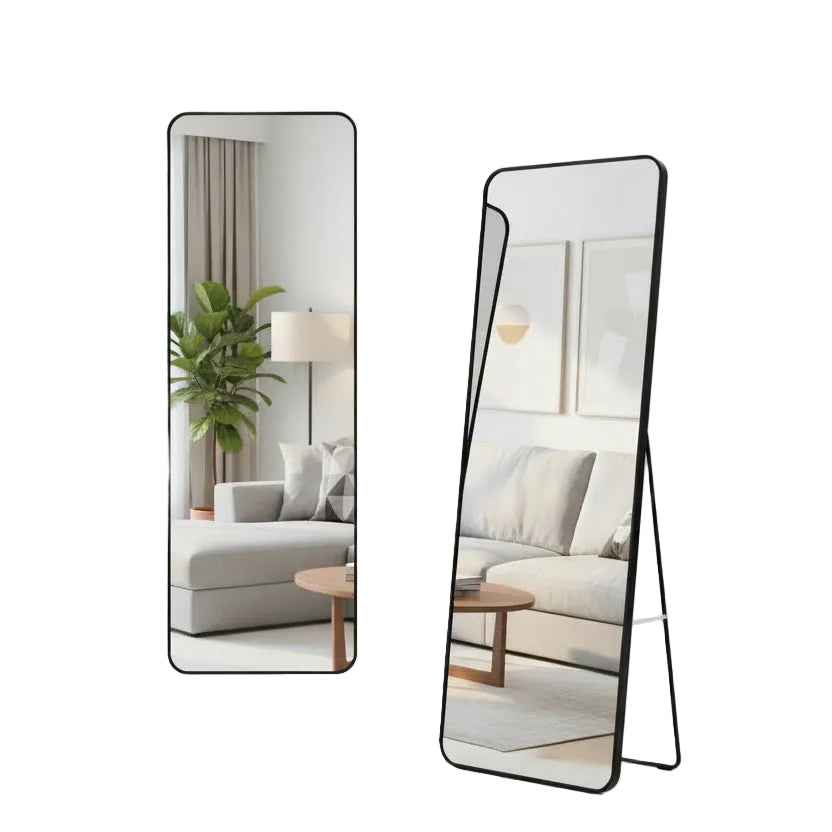 Black Rectangle Full-Length Mirror