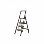 Load image into Gallery viewer, 4 Step Folding Ladder Black
