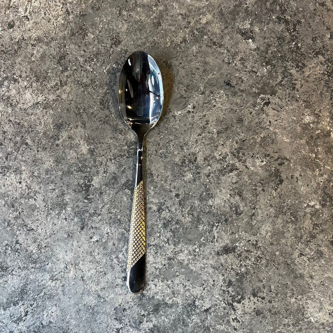 Silver and Gold Cutlery Set