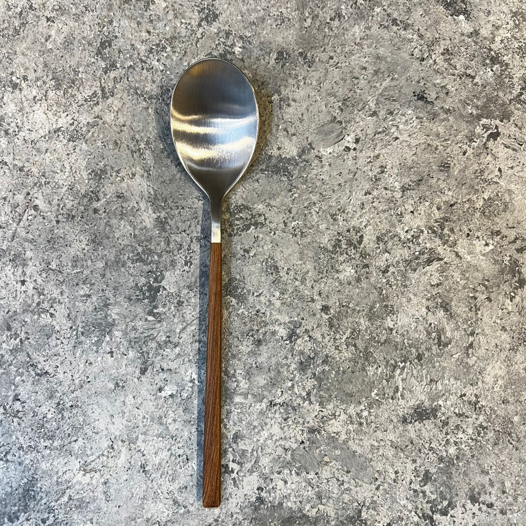 Silver Bamboo Design Cutlery Set