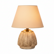 Natural Fringe Table Lamp