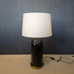 Load image into Gallery viewer, Hammered ceramic Table Lamp
