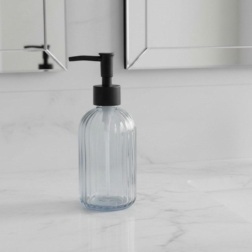 light blue Soap Dispenser