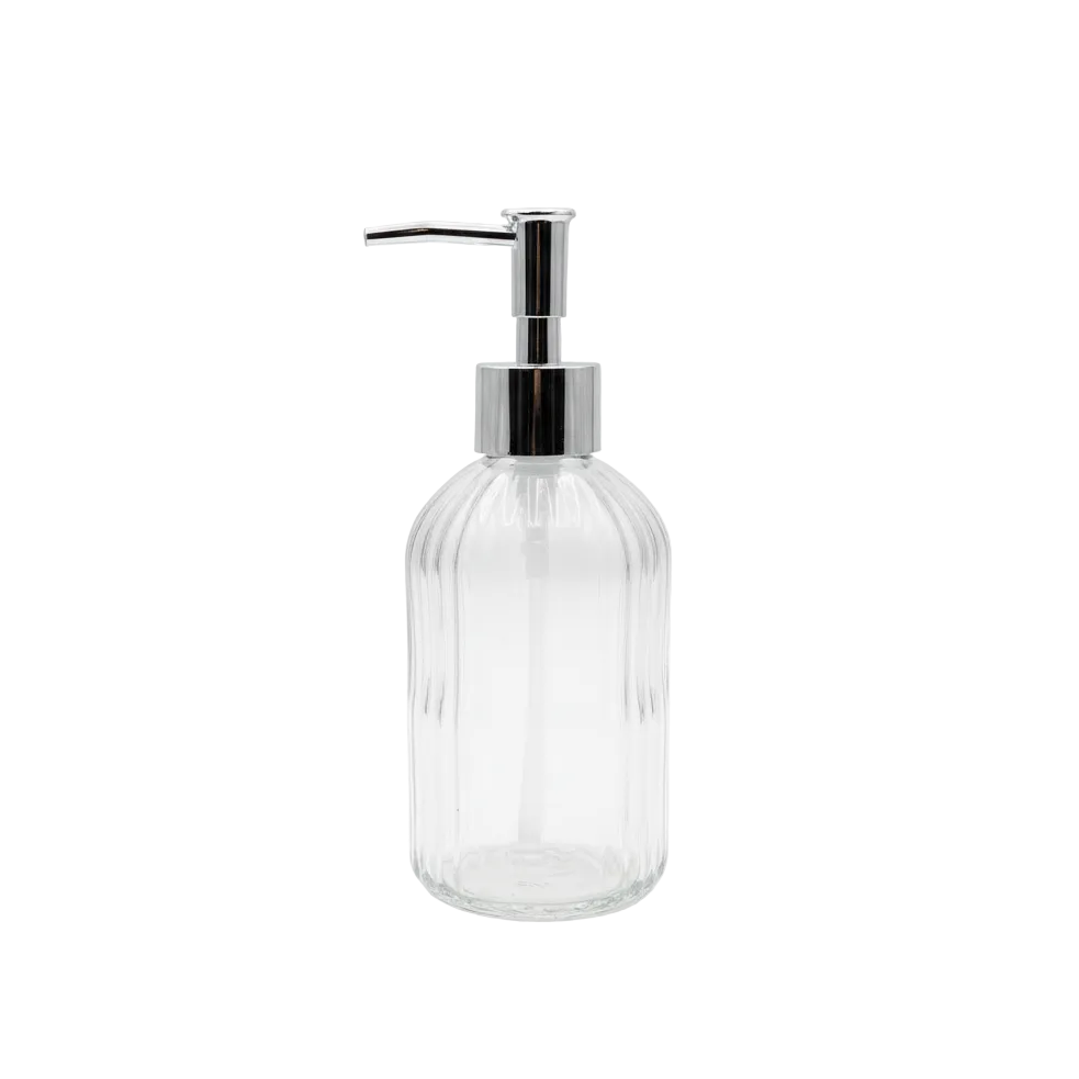 Clear Glass Soap Dispenser