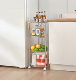 Load image into Gallery viewer, Three-Tier Rectangular Acrylic Trolley
