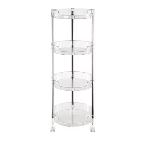 Multi-Tier Rectangle Acrylic Trolley