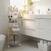 Four-Tier Round Acrylic Trolley