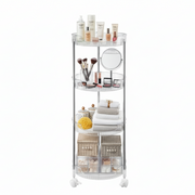 Four-Tier Round Acrylic Trolley