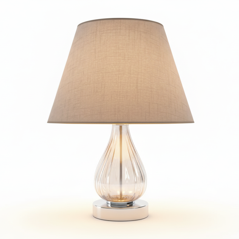 glass table lamp