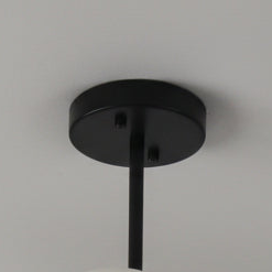 Black Ceiling Light With 8 Lights