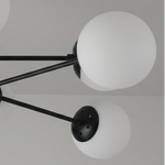 Load image into Gallery viewer, Black Ceiling Light With 8 Lights
