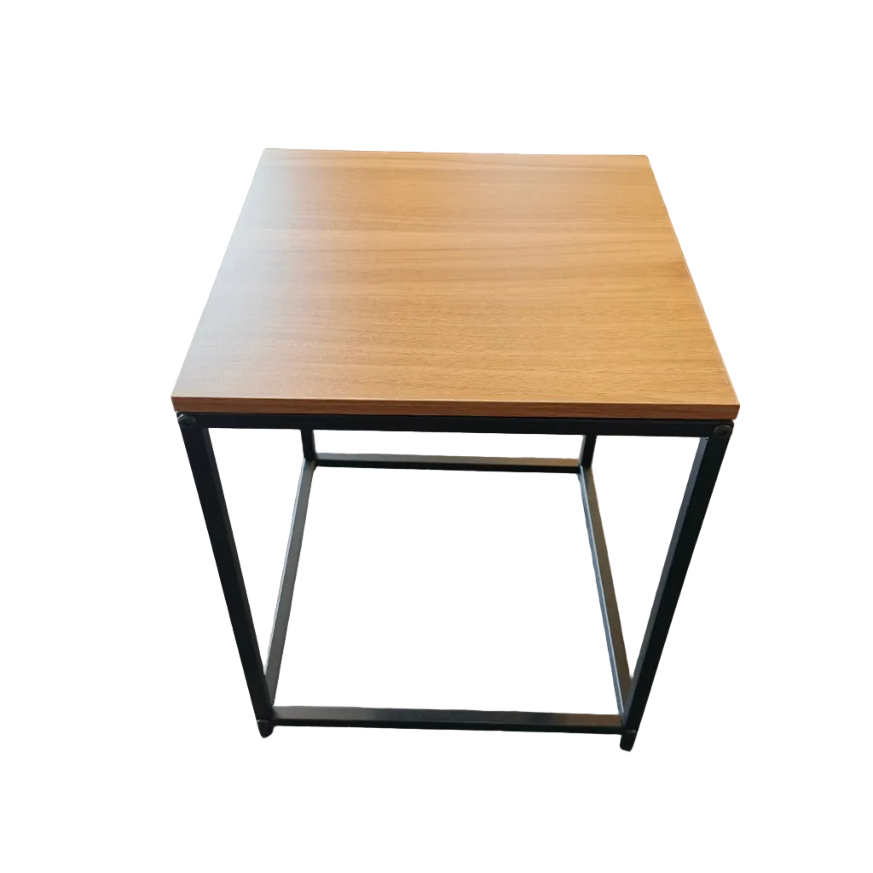 Wood Top Rectangle Table Set