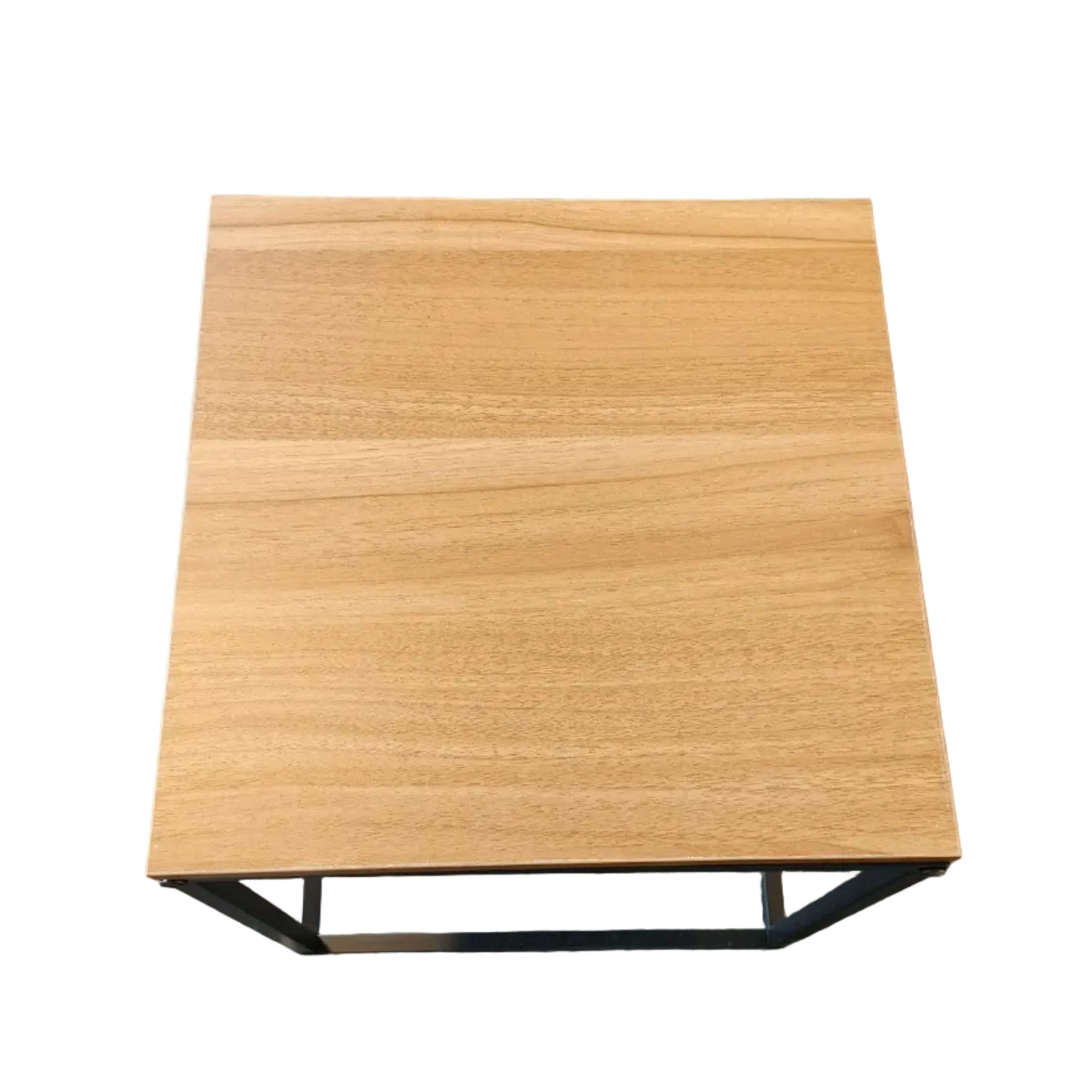 Wood Top Rectangle Table Set